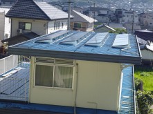 長崎県佐世保市　Ｓ様邸　陸屋根用太陽光発電設置