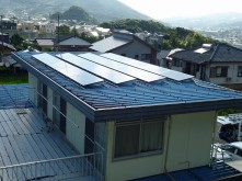 長崎県佐世保市　Ｓ様邸　陸屋根用太陽光発電設置